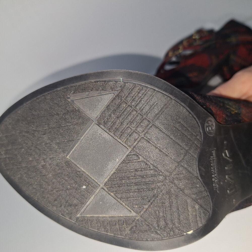 Y2K MIA Scarlett Plaid Mary Jane Heels Triple Strap Tartan Round Toe Size 8.5 - Picture 11 of 13